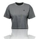 Black Diamond Women's Diamond Crop Short Sleeve T-Shirt – 100% Organic Cotton, Relaxed Fit Everyday Tee