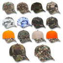 OTTO CAP® 78-353 - Camouflage 6 Panel Low Profile Baseball Cap