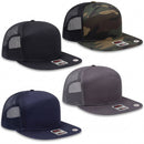 OTTO CAP® 172-1298 - OTTO SNAP 7 Panel Pro Style Mesh Back Trucker Snapback Hat