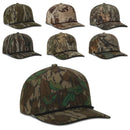 Outdoor Cap 551 Camo Perforated 5-Panel Trucker Hat – High Crown, Structured Polyester Camo Cap with Moisture-Wicking Sweatband