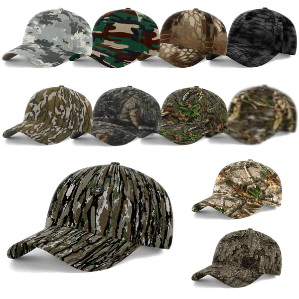 Richardson 843 Casual Twill Camo Strapback Hat