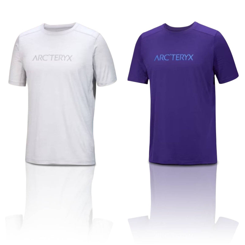 Arc'teryx Ionia Merino Wool Arc'Word Logo SS M Soulsonic / Electra S
