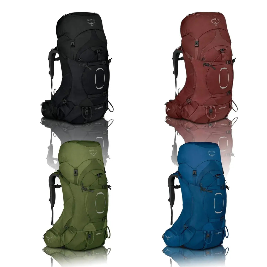 Osprey Aether 55L & Aether 65L Men's Backpacking Pack