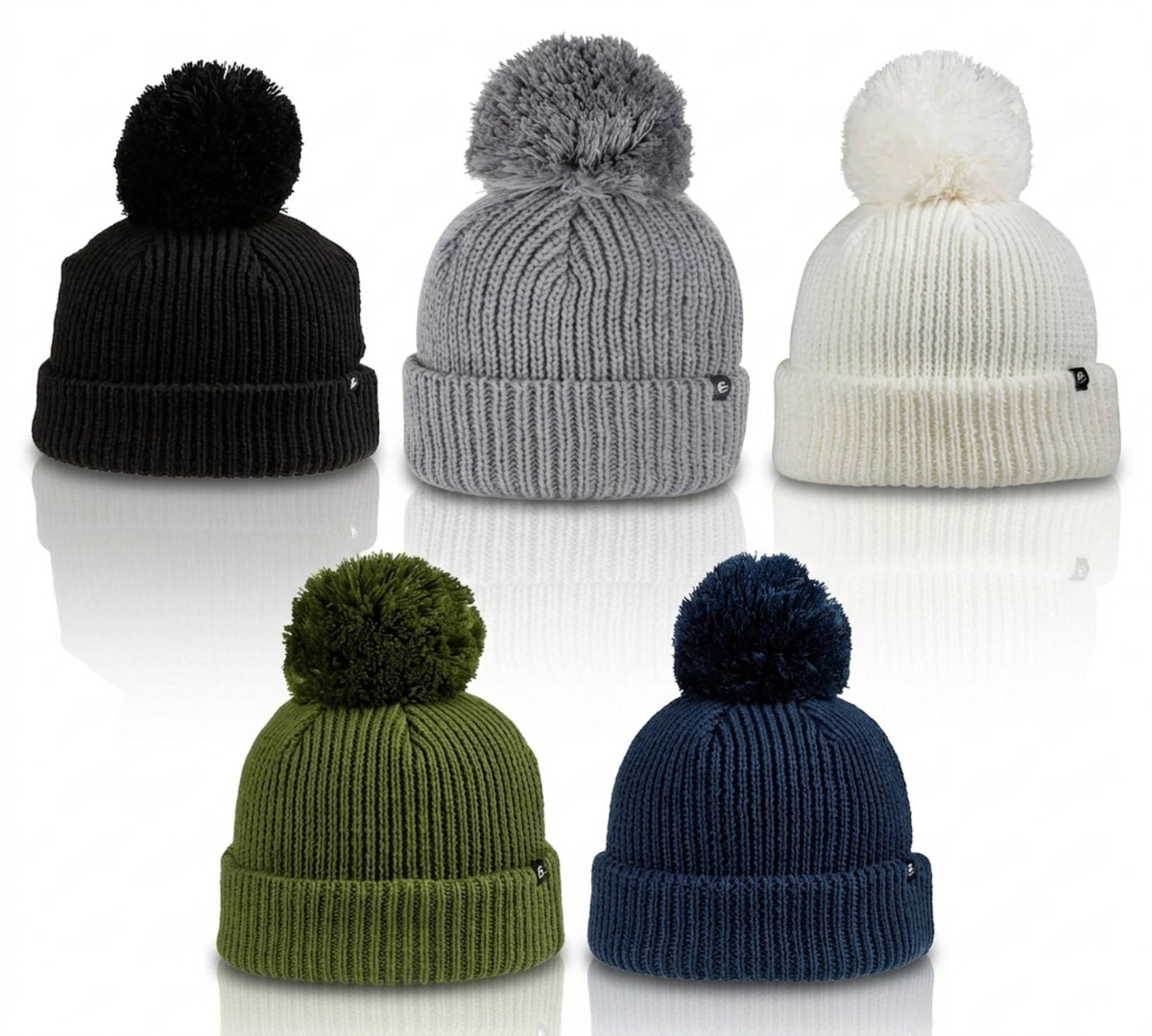Outdoor Cap OC806 Oversized Pom Watch Cap Beanie – Acrylic Knit with 3” Cuff