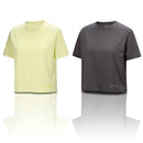 Arc'teryx Taema Crop Logo SS W Black Heather / Graph XS