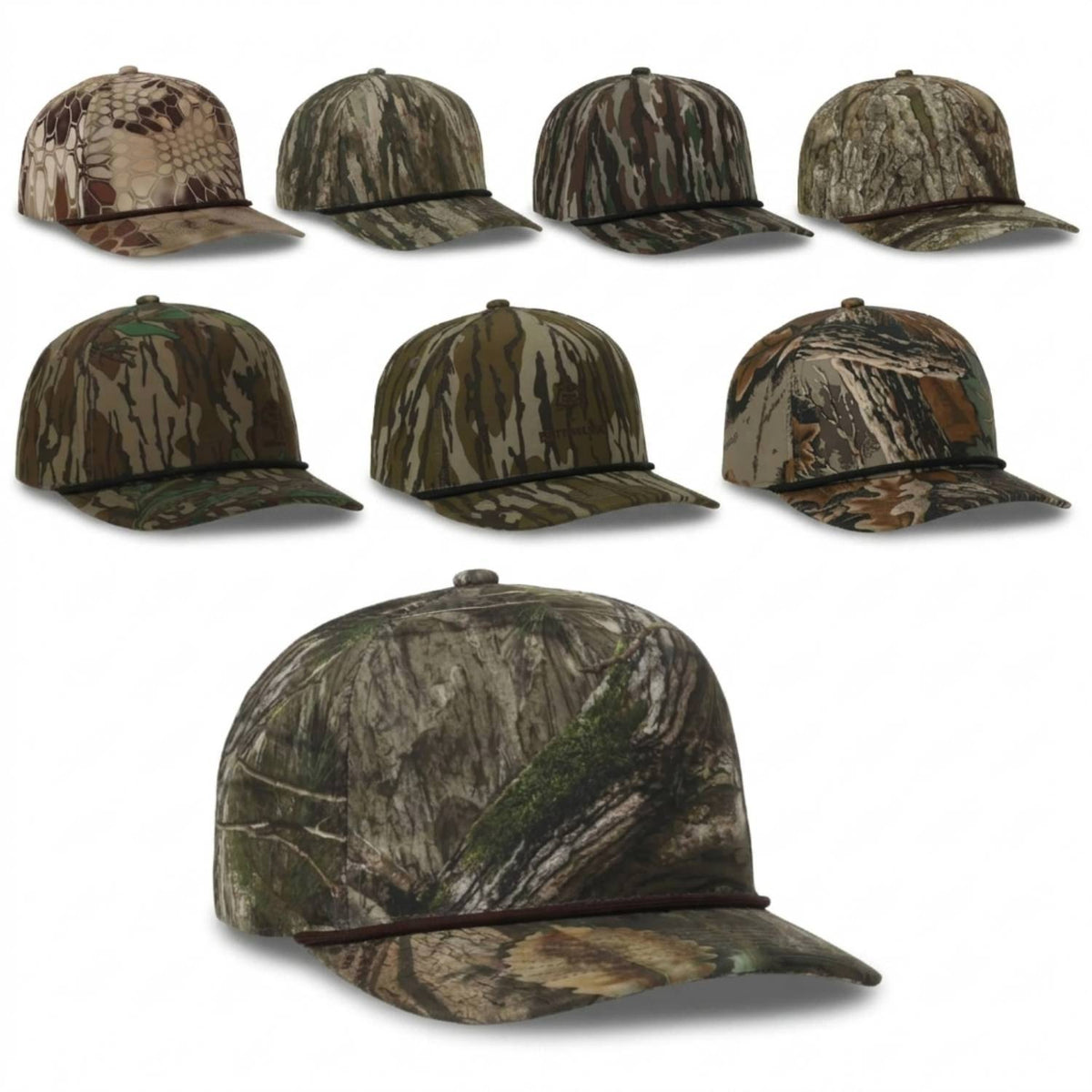 Outdoor Cap 550 Camo Performance 5-Panel Trucker Hat – High Crown