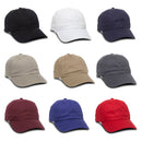 Outdoor Cap BCT-662 Unstructured Brushed Cotton Twill Solid Back Cap – Adjustable Hook/Loop Closure