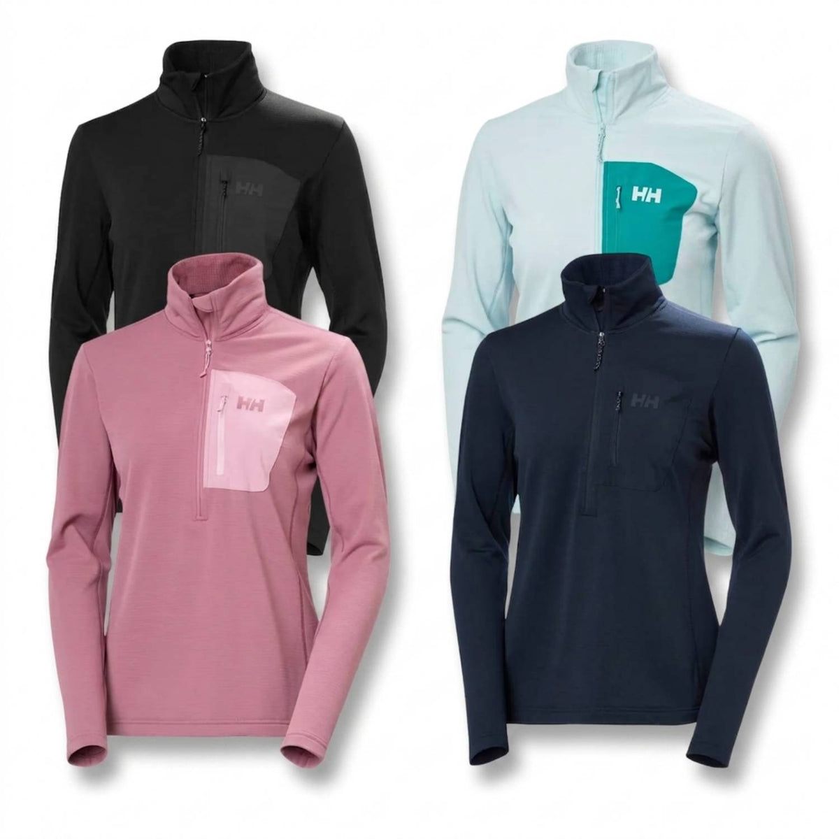 Helly Hansen Women's Versalite 1/2 Zip Fleece Jacket | Stay Comfortable and Dry with Breathable, Packable Fleece