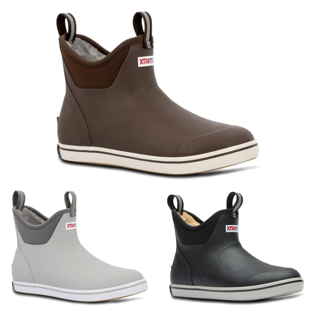 Xtratuf Women's Fleece-Lined Ankle Deck Boot - Waterproof