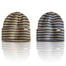 Autumn Mixed Stripe Beanie: Mountain-Ready Style with All-Day Warmth and Comfort