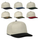 Outdoor Cap 560 Two-Tone 5-Panel Cap – High Crown, Structured Cotton Twill with Comfort Sweatband