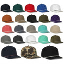 Outdoor Cap 550PF Performance 5-Panel Cap – High Crown Structured Hat with Moisture-Wicking Sweatband & Visor Cord