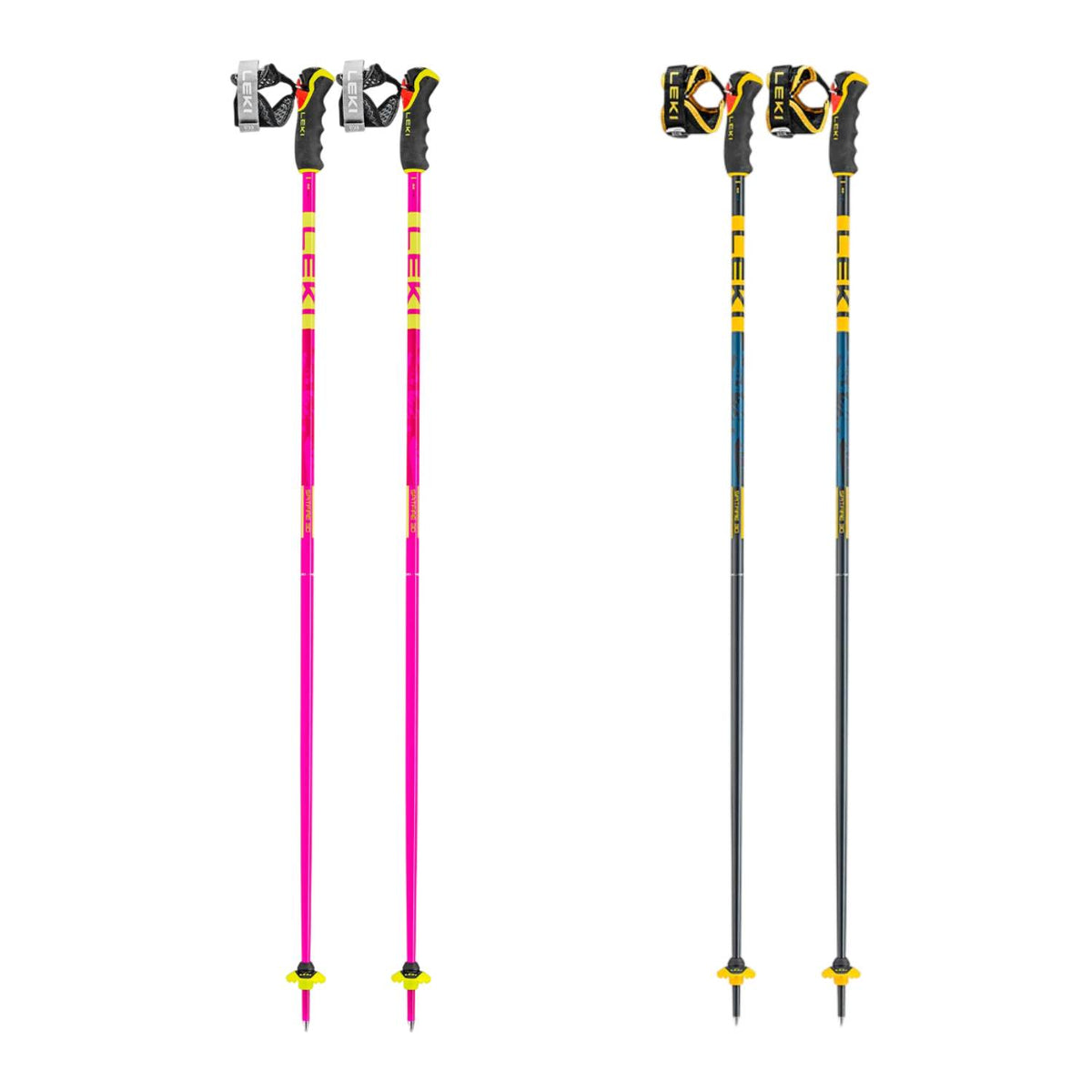 Leki Alpine Spitfire 3D Ski Poles – Freeride Poles with TRIGGER 3D ProG Grip
