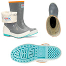 Xtratuf Legacy Boot 12" - Women's  – 100% Waterproof, Slip-Resistant, Acid/Chemical Resistant, Cushioned Insole