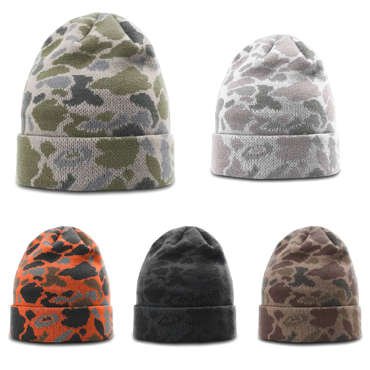 Richardson 126 Duck Camo Beanie – Double-Layer Knit | Ridge & River