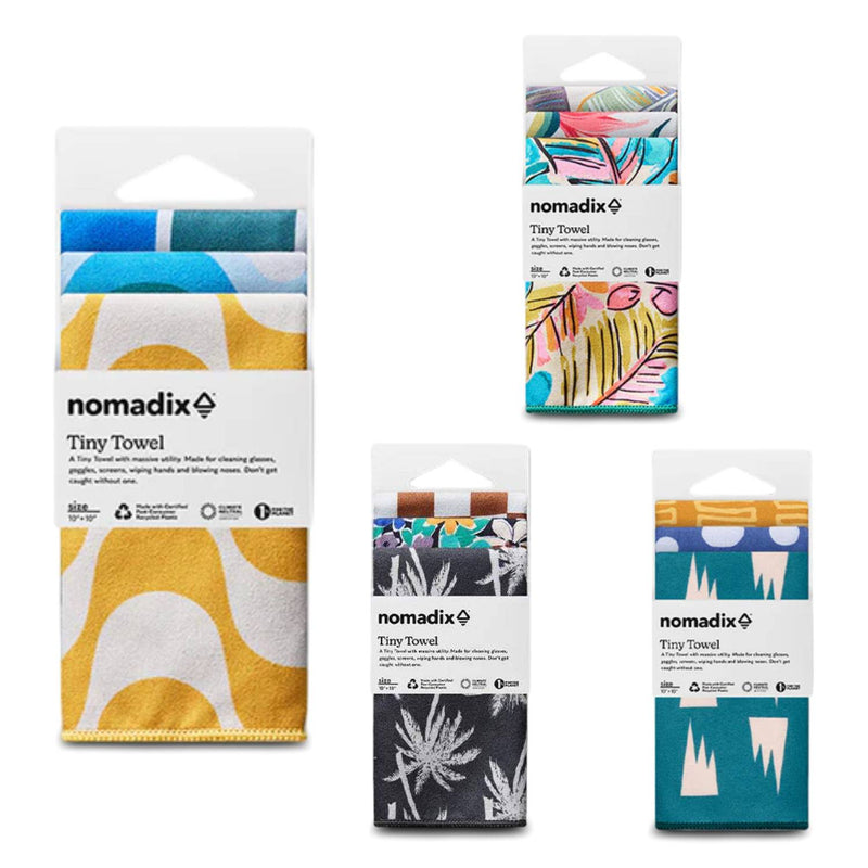 Tiny Towel Tropics Bundle – 3-| Pack Case of Compact, Quick-Dry Towels for Travel and Outdoor Adventures