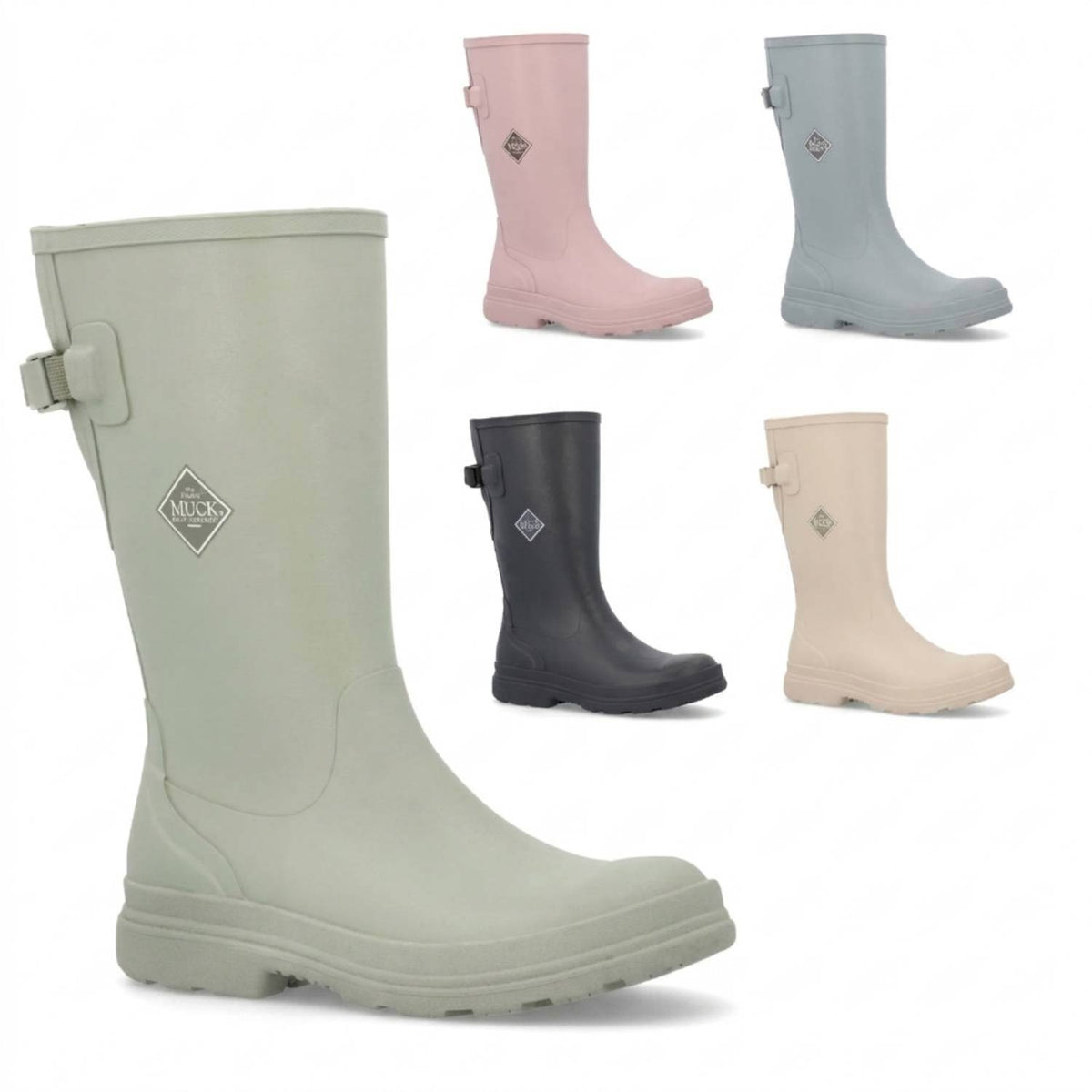 Muck Women’s Rainscape 12” Adjustable Rain Boot – Lightweight Waterproof Tall Boots for Rain, Yard Work & Everyday Wear