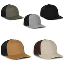 Outdoor Cap 106 Structured 7-Panel Mesh Back Hat – Chino Cotton Twill Front with Snap Closure