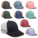 Outdoor Cap PNY100M Ladies’ Ponytail Mesh Back Hat – Structured Cotton Twill Front, Pre-Curved Visor & Adjustable Closure