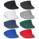 Outdoor Cap BWV‑100 – Brushed Cotton Twill Visor with Pre‑Curved Bill and Adjustable Closure