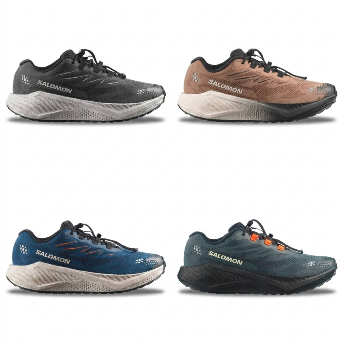Salomon Aero Blaze 4 GRVL men's gravel running shoes - all four colorways