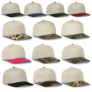 Outdoor Cap 560 Two-Tone 5-Panel Cap – High Crown, Structured Cotton Twill with Comfort Sweatband