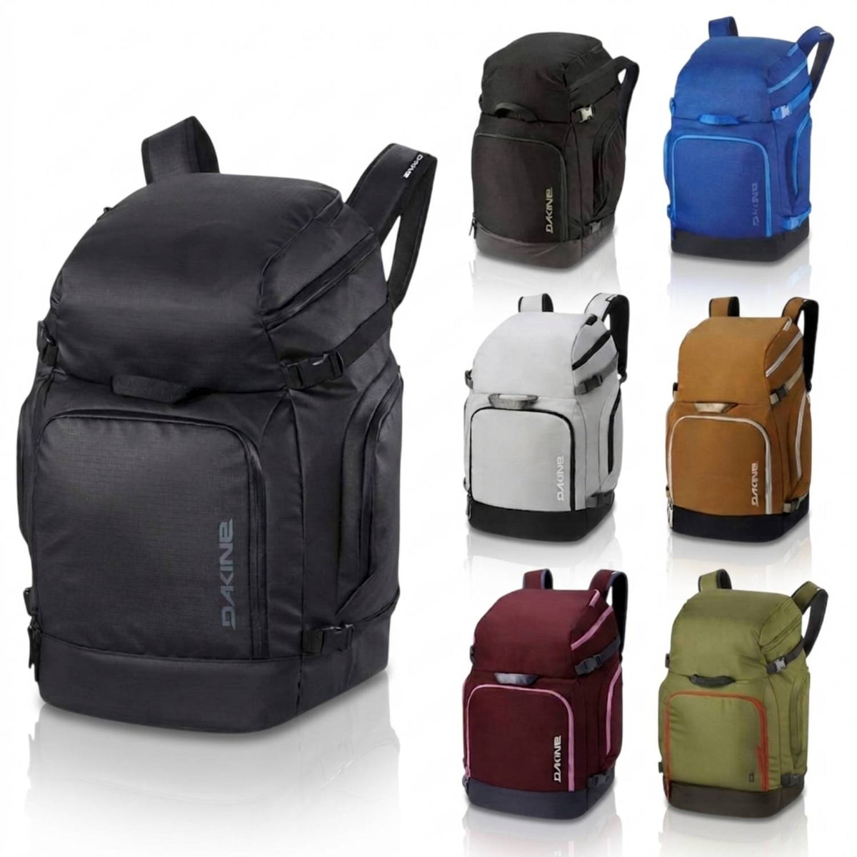 Dakine Boot Pack DLX 75L - Travel Boot Pack 75L Snow Gear Bag with Tarp-Lined Boot Compartment