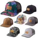 Dakine Peak to Peak Trucker Hat Adjustable Snap Back W/ Woven Flag Label