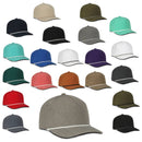 Outdoor Cap 550PF Performance 5-Panel Cap – High Crown Structured Hat with Moisture-Wicking Sweatband & Visor Cord