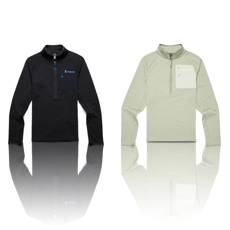 Cotopaxi Otero Fleece 1/2 Zip Pullover - Men's Lightweight Grid Fleece for Hiking, Layering, and Everyday Warmth