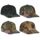 Outdoor Cap CWFF‑305 – Pro‑Mid Crown Structured Canvas Camo Cap with Pre‑Curved Visor and Tuck Strap