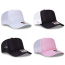 OTTO CAP® 39-166 -  5 Panel High Crown Circle Mesh Back Trucker Hat