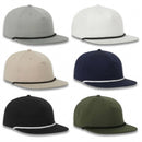 Outdoor Cap AR‑100 – Unstructured 5‑Panel Camper‑Shape Polyester‑Spandex Cap with Flat Visor and Interchangeable Cords