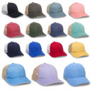 Outdoor Cap PNY100M Ladies’ Ponytail Mesh Back Hat – Structured Cotton Twill Front, Pre-Curved Visor & Adjustable Closure