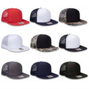 OTTO CAP® 132-1037 - OTTO SNAP 5 Panel High Crown Mesh Back Trucker Snapback Hat