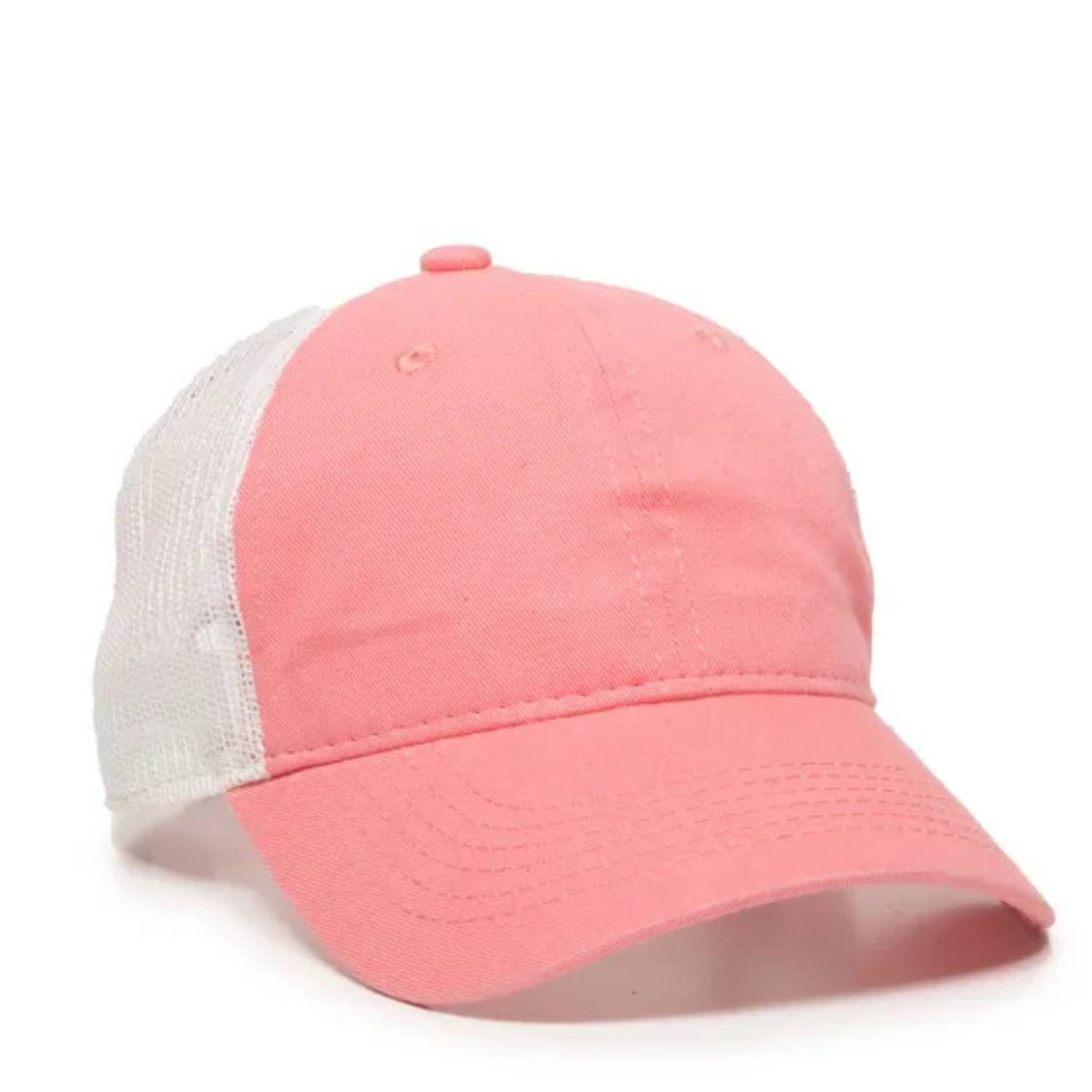 Outdoor Cap FWT-130 Garment Washed Trucker Hat – Unstructured Low Crown, Mesh Back, Adjustable Closure