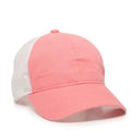 Outdoor Cap FWT-130 Garment Washed Trucker Hat – Unstructured Low Crown, Mesh Back, Adjustable Closure