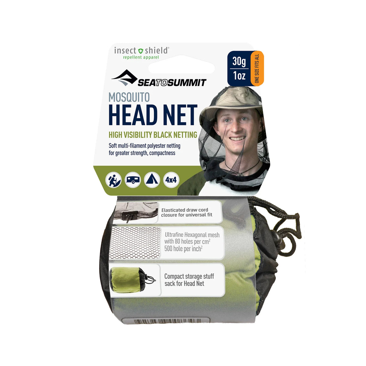 Sea To Summit Mosquito Head Net [Insect Shield]