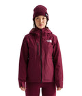 The North Face Descendit Jacket - Women's | Waterproof Insulated Ski Jacket - BURGUNDY CRUSH