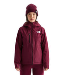 The North Face Descendit Jacket - Women's | Waterproof Insulated Ski Jacket - BURGUNDY CRUSH