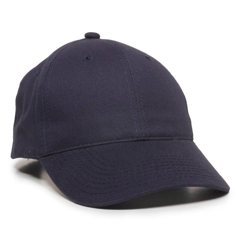 Outdoor Cap BCT-600 Structured Brushed Cotton Twill Solid Back Cap – Adjustable Hook/Loop Closure