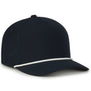 Outdoor Cap 550PF Performance 5-Panel Cap – High Crown Structured Hat with Moisture-Wicking Sweatband & Visor Cord
