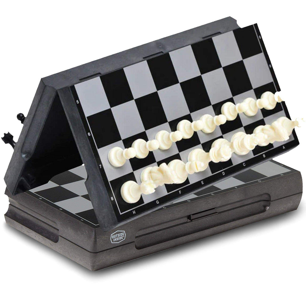 El Ridge Checkers GSI Outdoors Outside Inside Travel Basecamp Magnetic Chess/Checkers ...
