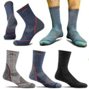 Darn Tough 1972 Light Hiker Micro Crew Lightweight Socks - Men's - Breathable Merino Wool, Lightweight Cushion, Seamless Comfort for Hiking