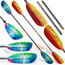 Aqua-Bound Tango Fiberglass 2-Piece Kayak Paddle – Lightweight & Durable Paddle for Enhanced Performance and Comfort
