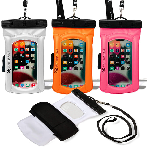 Gecko Float Phone Dry Bag with Arm Band