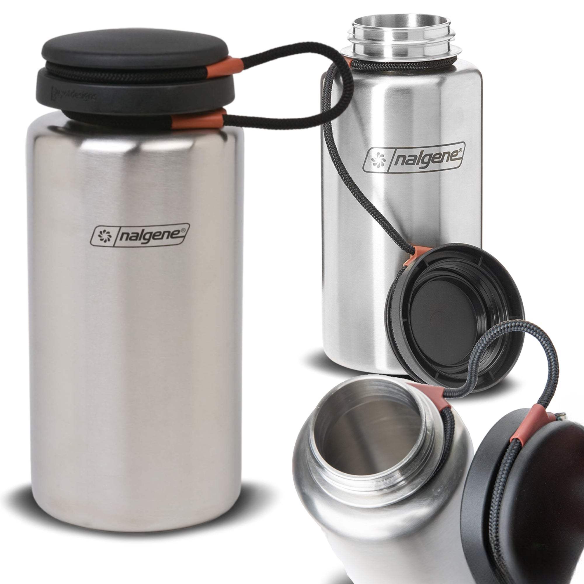 Nalgene Stainless Steel Wide Mouth Water Bottle 38 oz | Ridge & River