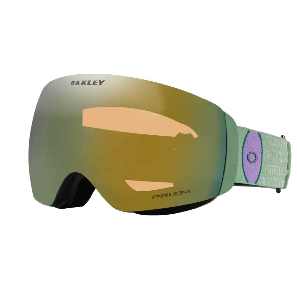 flight deck ski goggles Oakley Flight Deck M Goggles Matte Jade / Prizm Sage Gold