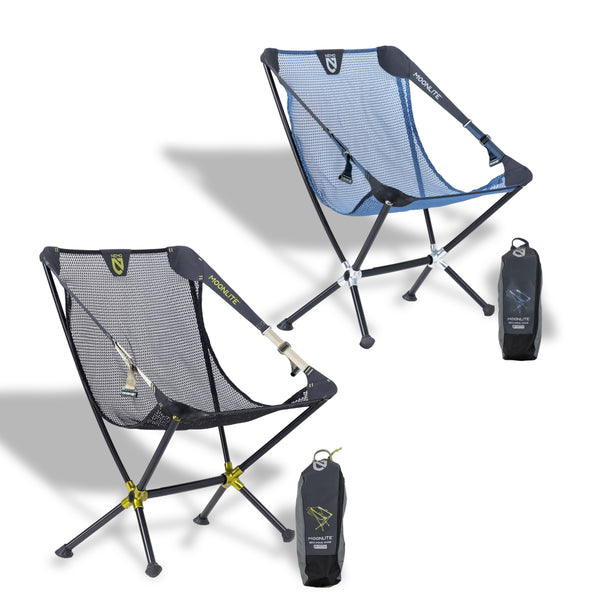 Nemo Moonlite Reclining Camp Chair | Portable Backpacking and Camping Chair with Adjustable and Foldable Options