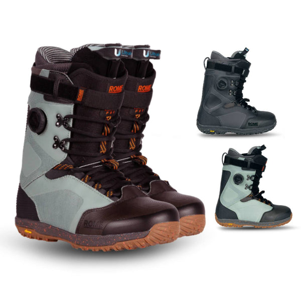 Rome Libertine Pro Hybrid BOA Snowboard Boots - Men's 2025 | Enhanced Heel Lock and Heat-Moldable Comfort for Perfect Fit